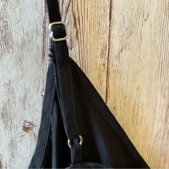 J.Crew V Neck Camisole Silk Tank Top Size Small Black - Picture 4 of 7